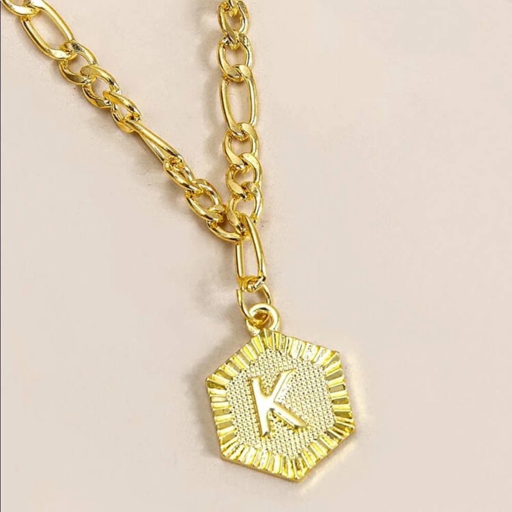 Initial “K” anklet